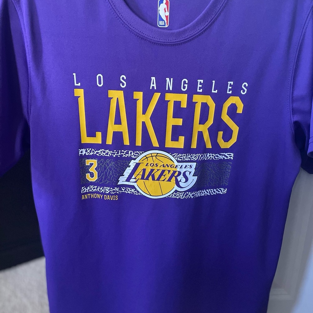 NBA Los Angeles Lakers Anthony Davis #3 performance shirt sleeve tee